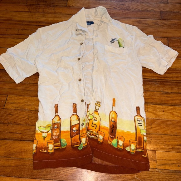 Puritan Tequila-Themed Button-Up Shirt - Picture 1 of 5